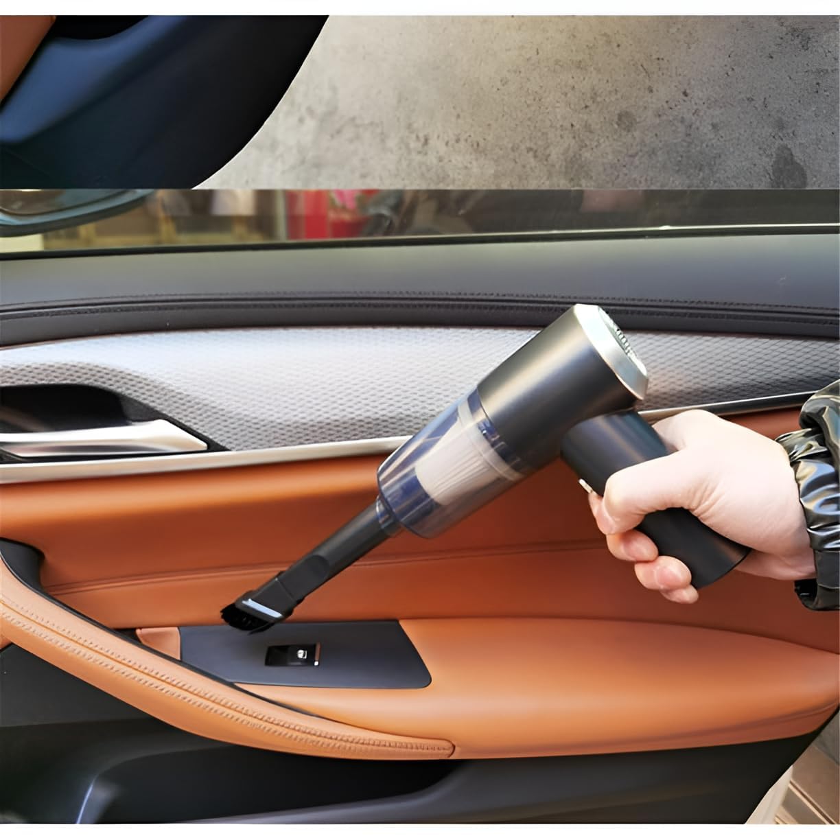 Tusmad 3 in 1 Portable Car Vacuum Cleaner with Blower | USB Rechargeable Wireless Handheld Car Vacuum Cleaner Traveling, Camping Reusable,Portable, Cleaning Solution Office Home kichan