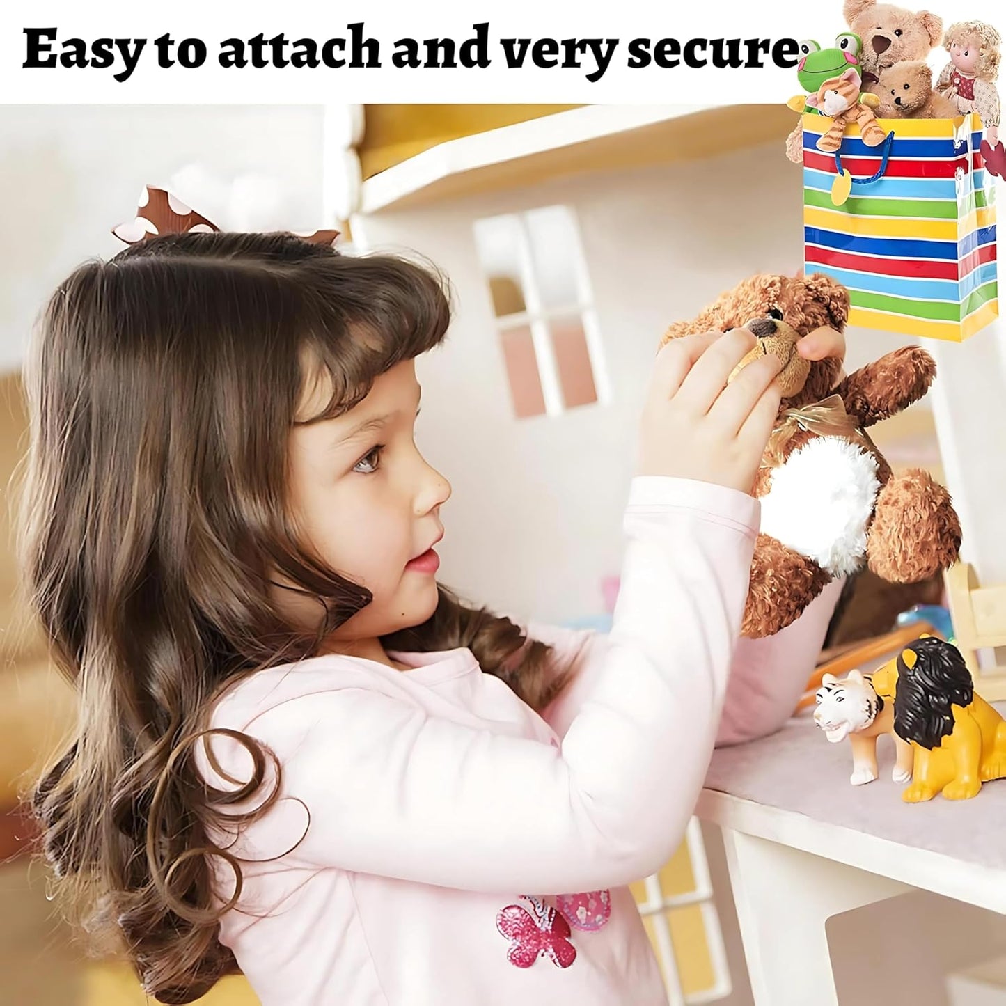 Tusmad 270 PCS Safety Eyes and Noses for Amigurumi, Stuffed Crochet Eyes with Washers, Craft Doll Eyes and Nose for Teddy Bear Crochet Toy Stuffed Doll and Plush Animal Gifts (270 PCS Safety Eyes)