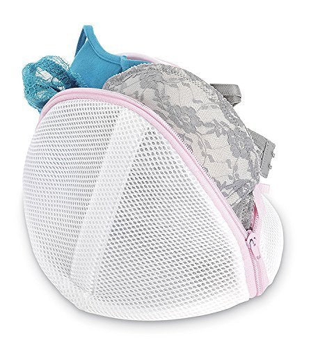 Tusmad Bra Wash Clean Bag Net Laundry Bag Double Bra Lingerie Pouch Mesh with Zipper Innerwear Washing Machine for Wash Bra Socks and Underwear