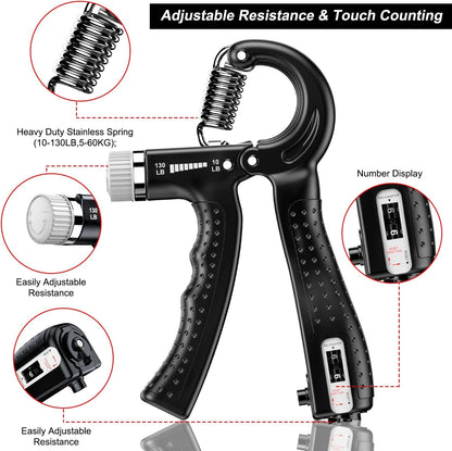 Tusmad Adjustable Hand Grip Strengthener Hand Gripper for Men & Women for Gym Workout & Home Use.(Forearm Exercise Equipment/Wrist Excercise Equipment (Multicolor)