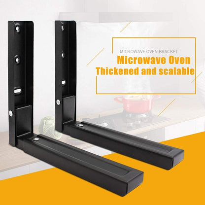 Tusmad Heavy Duty Oven & Microwave Wall Mount Stand,Universal Wall Bracket/Shelf/Holder/OTG Wall Stand for Kitchen with Foldable & Length Adjustable Mechanism 20 Kgs.